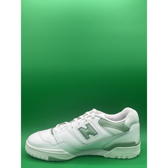 New Balance 550 “White Mint Green” Size 12 OG Box White Leather (BB550FS1) - Picture 4 of 7